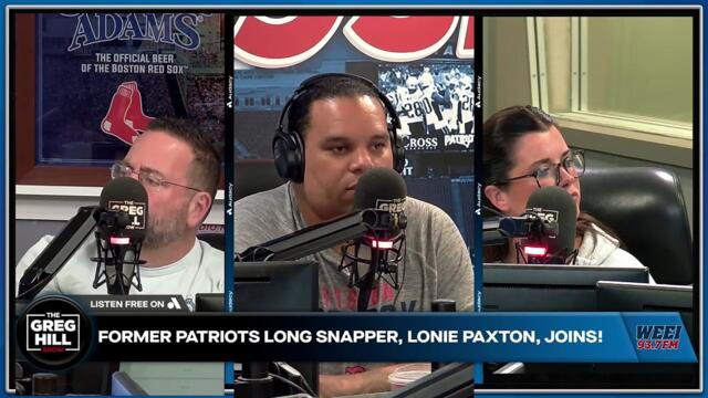 Lonie Paxton joins the show!  Thoughts on Bill and Brady?