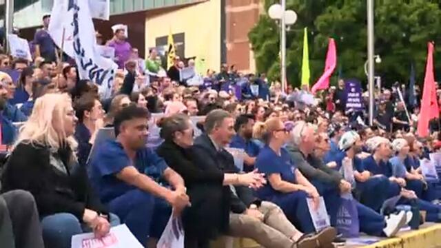 WA public sector union members strike over pay dispute, government calls for good faith negotiations