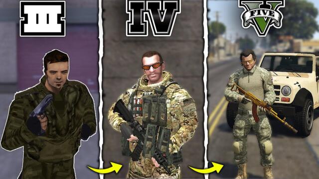 How To Join ARMY/SPECIAL FORCES in GTA GAMES! (GTA 3 → GTA 5)