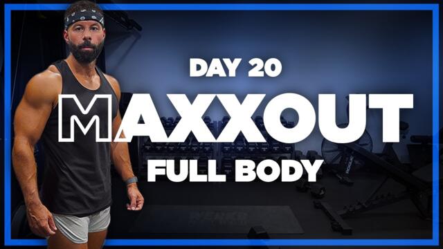 MAXXOUT Dumbbell Workout Program - DAY 20 (FULL BODY WORKOUT)