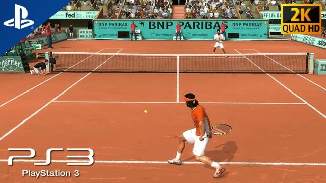 DJOKOVIC vs. NADAL (French Open) | Top Spin 4 - PS3 [HD] Gameplay