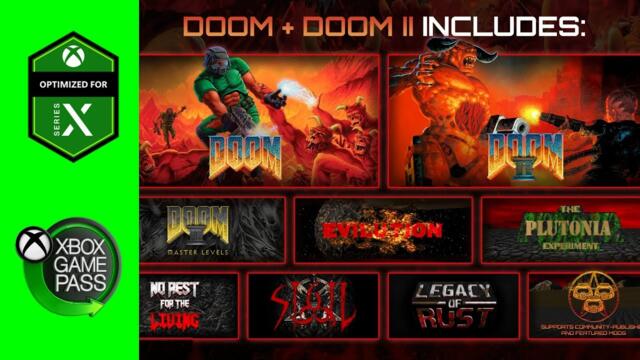 DOOM + DOOM II + Mods Bundle | Game Pass | Xbox Series X GamePlay