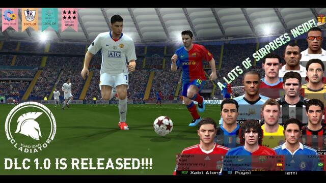 PES 6 Gladiator Patch 2008/09 season DLC 1.0 | Released!!! | The links in bio