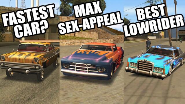 Best LOWRIDERS in GTA San Andreas | Which One is Your Favorite?