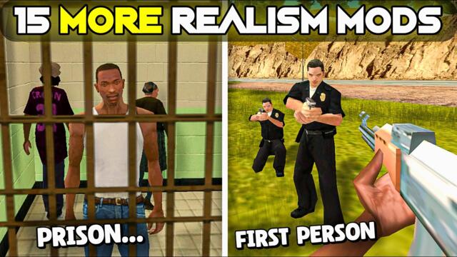 15 MORE Mods To Add Realism In GTA San Andreas | GTA SA Mods