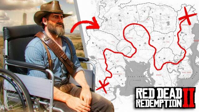 😱Можно Ли Пройти всю Карту RDR 2 Без Ходьбы ?