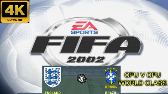 Legendary Matchup: England vs Brazil 🟢 FIFA 2002 | PS2 #fifa2002  Gameplay