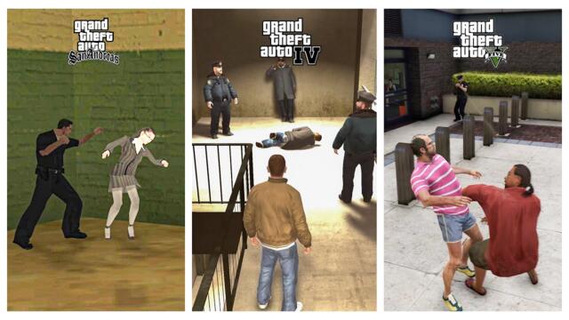 "Police Brutality" in GTA games! (Evolution) | GTA 3 → GTA 5