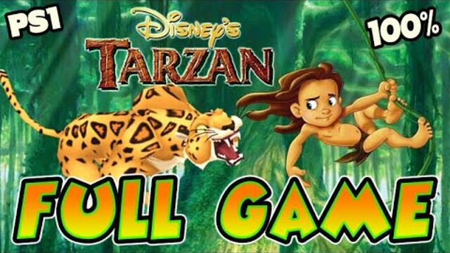 Disney's Tarzan 100%  FULL GAME Longplay (PS1, N64, PC)