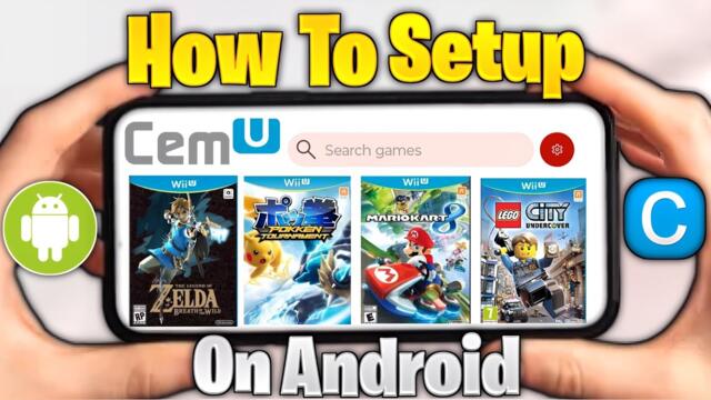 🔥Big Update |Cemu Emulator Android Emulator How to download Wii U Emulator and install Full tutorial