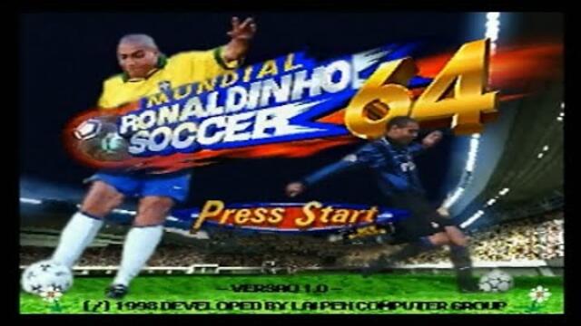 Mundial Ronaldinho Soccer 64 (Nintendo 64) Gameplay