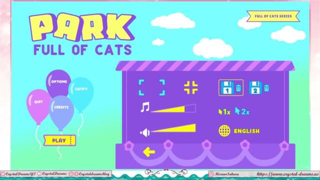 A Park Full of Cats - 100% Playthrough + Haunted Ride DLC