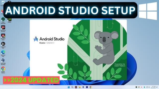 How to Install and Set up Android Studio on Windows - Step by Step Guide [ Koala] Latest 2024