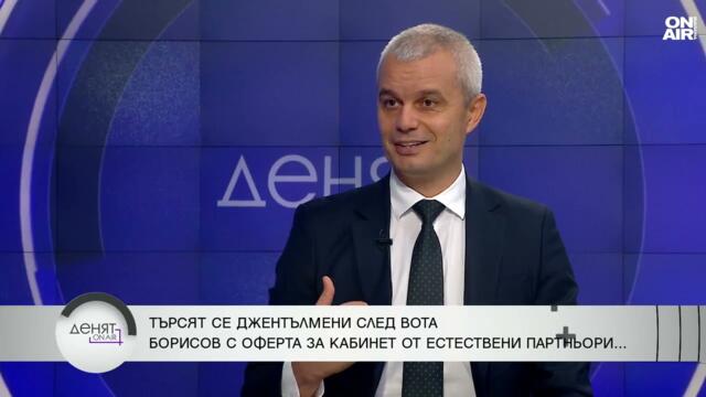 КОАЛИЦИЯ С ВЪЗРАЖДАНЕ!? - Костадинов