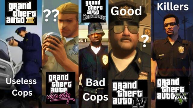 Evolution of POLICE - (COPS Logic) in | GTA Games | - (2001 - 2024) - (All GTA) Comparison