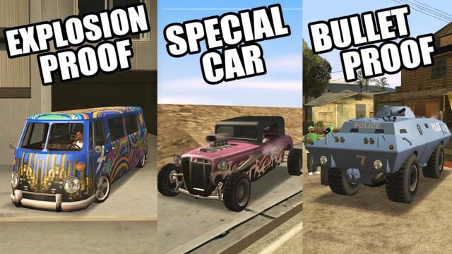 Unique Vehicles in GTA San Andreas and How To Get Them (Easy Guide)