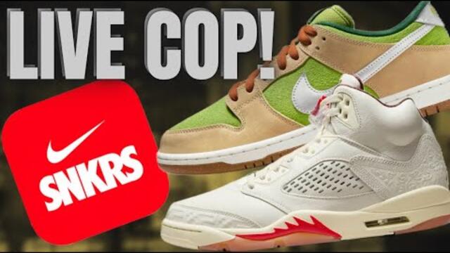 LIVE COP : AIR JORDAN 5 ‘EL GRITO’ & NIKE SB DUNK LOW ‘ESCARGOT’