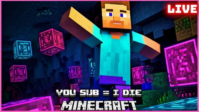 🔴Minecraft But You SUB I die  #minecraft #shorts