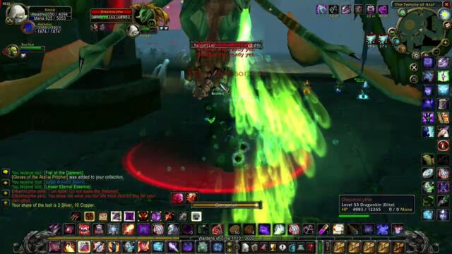 WARLOCK TANK CLASSIC WOW - Sunken Temple 2 man RUN