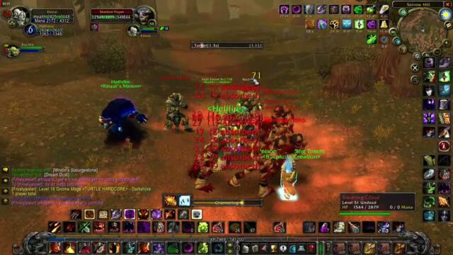 WoW Classic AoE Grind with WARLOCK - FASTER THAN MAGE !!!!