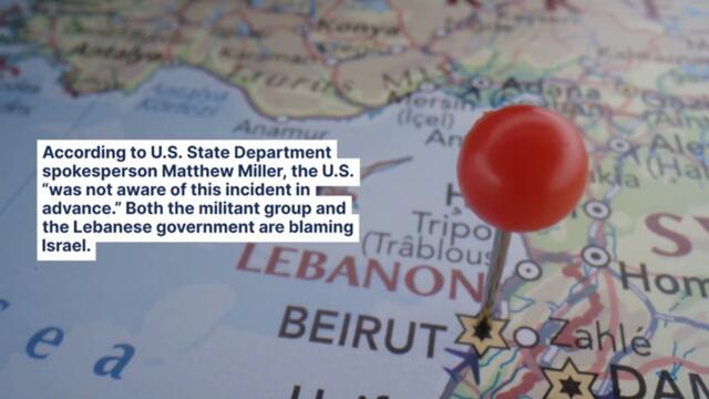 Casualties Rise From Exploding Hezbollah Pagers, US Says It Had No Advance Notice Of Coordinated Attack In Lebanon