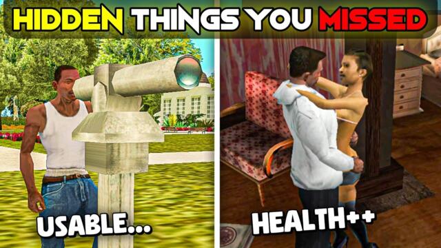 12 Hidden Things You Might've MISSED In GTA San Andreas