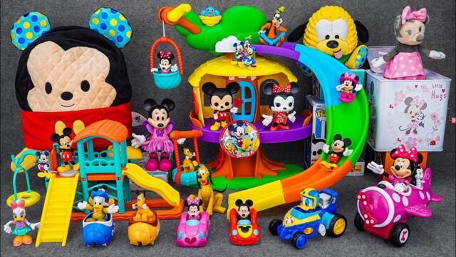 Satisfying with Unboxing Mickey Mouse roller coaster Deluxe Clubhouse Playset | Review Toys ASMR
