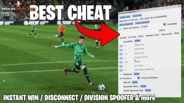 BEST FIFA EAFC 25 Cheats & Hacks | LIFETIME | Always Green Finishing, Instant Win, Disconnect & More