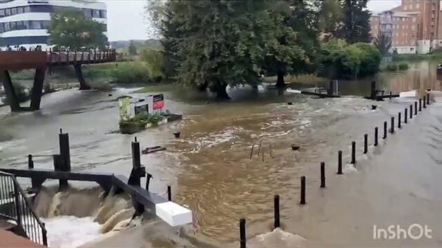 River Nene flooding in Northampton