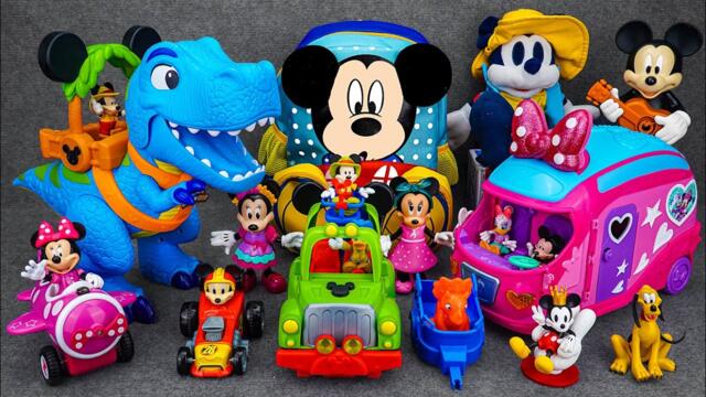 Satisfying with Unboxing Disney Junior Mickey Mouse Deluxe Vehicle Playset | Review Toys ASMR