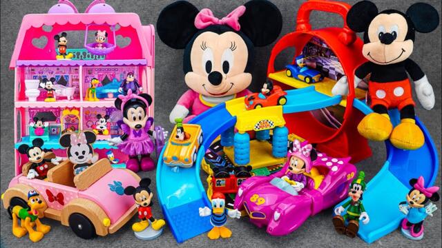 Satisfying with Unboxing Disney Mickey Mouse Fly 'n Slide Clubhouse Playset | Review Toys ASMR