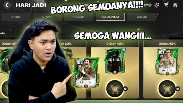 BORONG FLASH SALE PACK! SEMOGA PEMAIN 108 YUK BISA GARETH BALE, BUFFON & YASHINN! - EA FC MOBILE 24