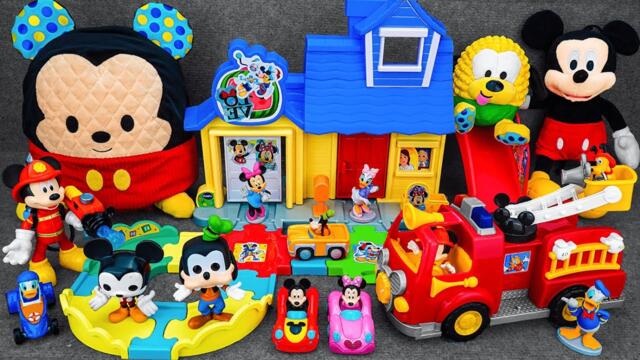 Satisfying with Unboxing Disney Mickey Mouse Junior Fire Rescue Playset | Review Toys ASMR