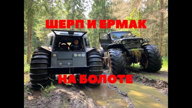 Шерп и Ермак решили прокатиться вместе на одном болоте!
