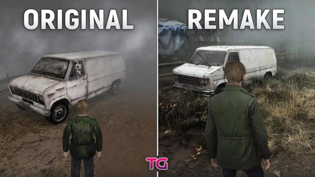 Silent Hill 2 Remake vs Original - Graphics Comparison