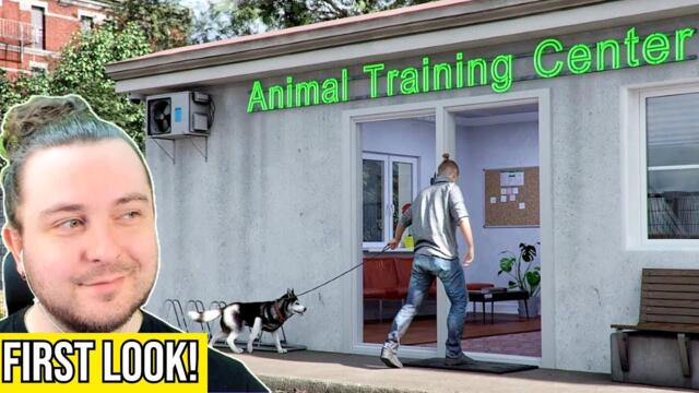 Becoming a DOG TRAINER! (First Look at Animal Trainer Simulator)