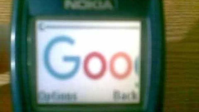 Google on a Phone from 2003