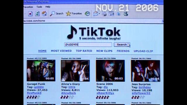 TikTok but it's in 2006