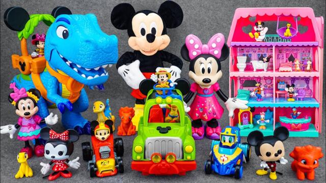 Satisfying with Unboxing Disney Junior Mickey Mouse Deluxe Vehicle Playset | Review Toys ASMR