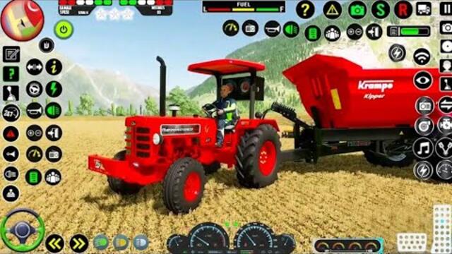 Big Farm Tractors Harvesting Simulator_ Driving Tractor - Android Gameplay