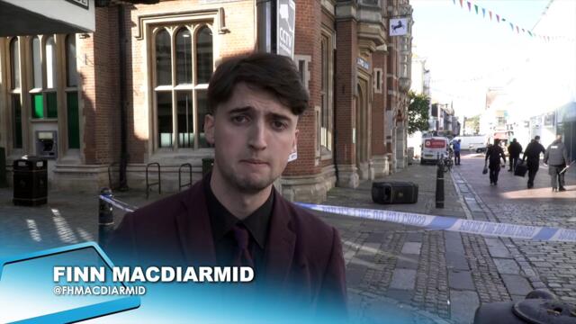 Murder investigation in Canterbury city centre
