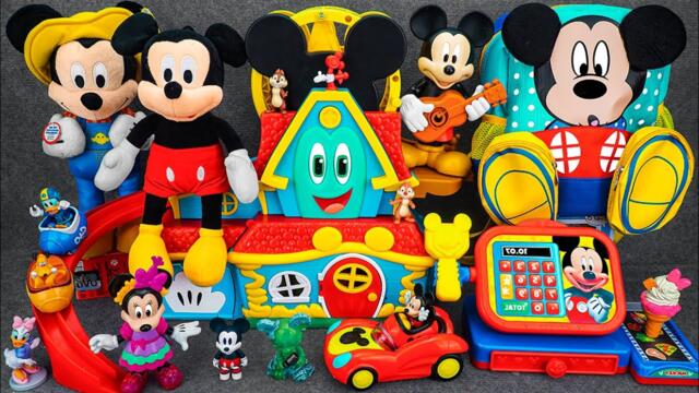 Satisfying with Unboxing Mickey Mouse Roller Coaster Jumbo Fun House Playset | Review Toys ASMR