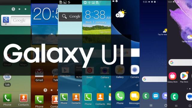 Samsung Galaxy UI Evolution! (2010 - present)