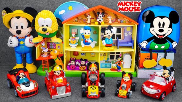 Satisfying with Unboxing Disney Junior Mickey Mouse Deluxe Vehicle Playset | Review Toys ASMR