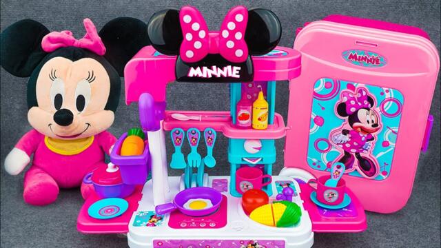 Satisfying with Unboxing Minnie Mouse Kitchen Cooking Playset, Disney Toys Review | Review Toys ASMR