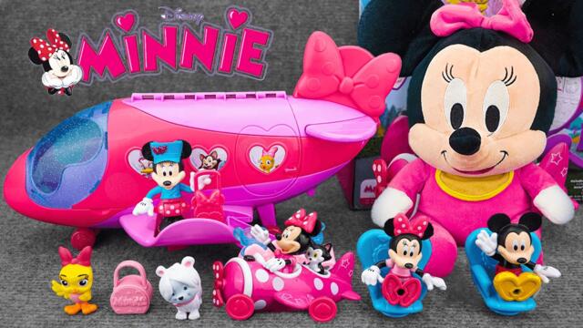 Satisfying with Unboxing Disney Minnie Mouse Cute Pink Airplane Playset | Review Toys ASMR