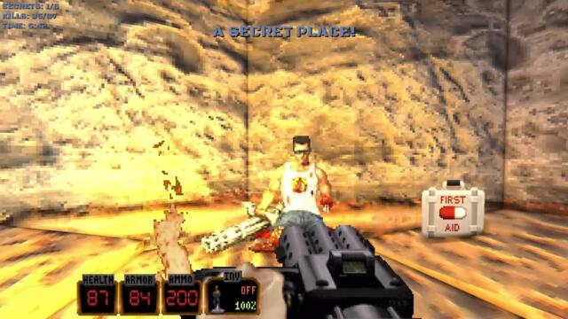 Duke Nukem 3D: 20th Anniversary World Tour - Serious Sam Easter Egg