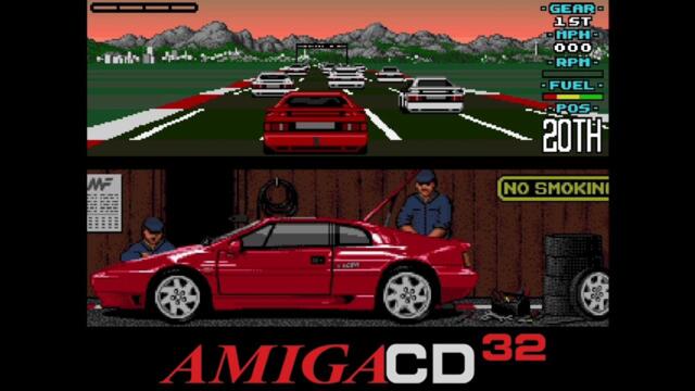 Lotus Esprit Turbo Challenge (Demo Version) - Amiga CD32 Gameplay