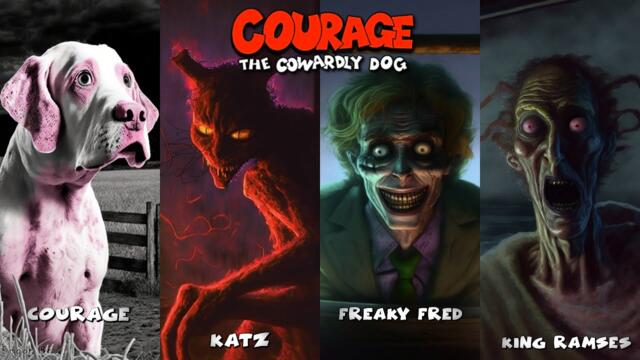 Courage The Cowardly Dog as an 80's Horror Movie