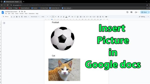 How to add image in google docs